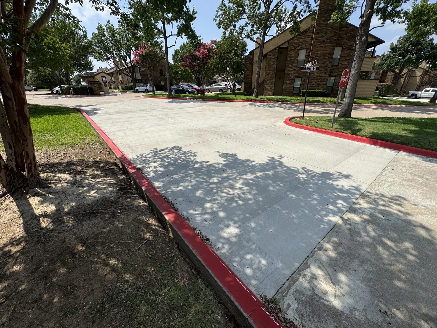Poured to spec, documented to match by Lucky’s Concrete in Arlington